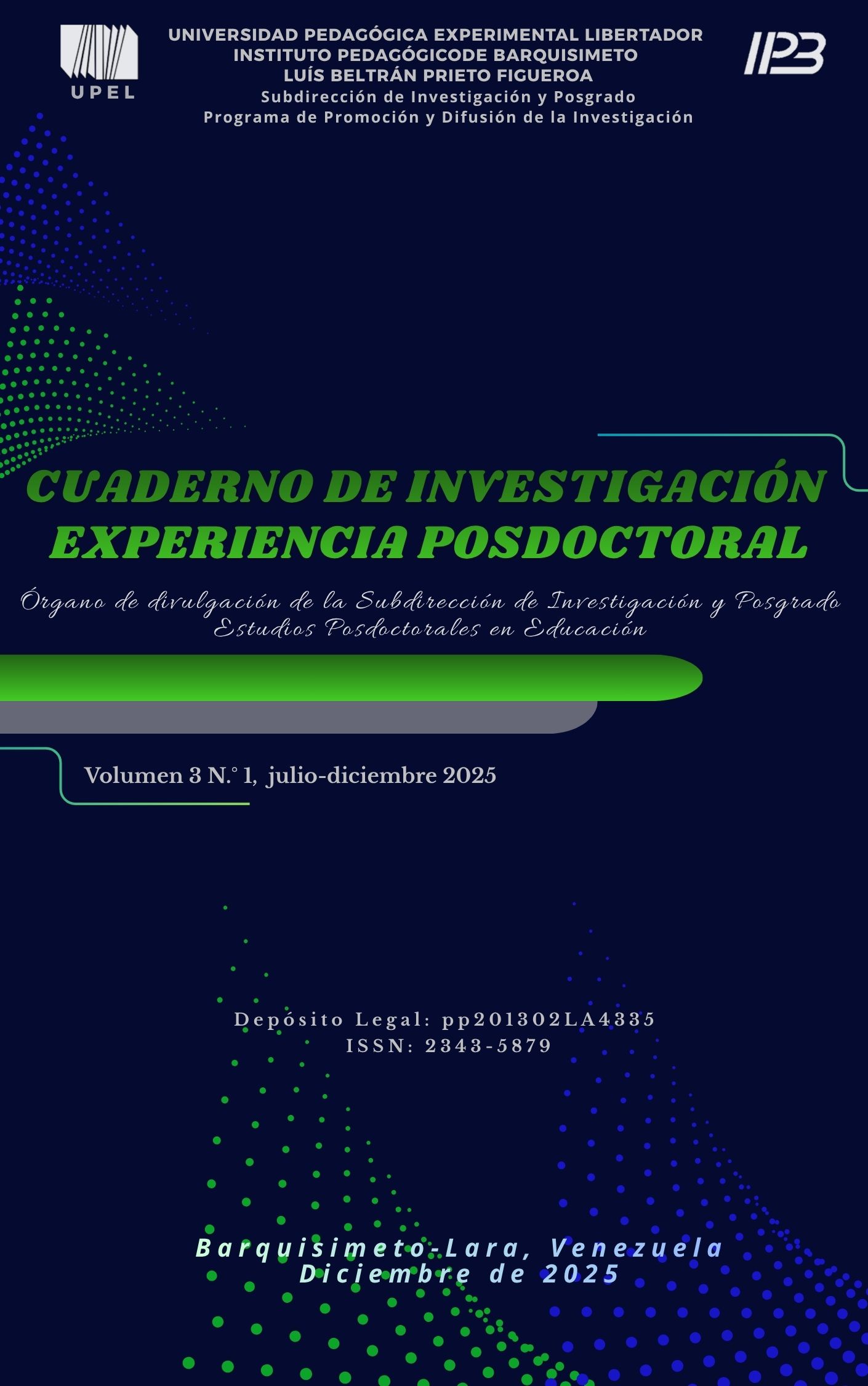 Publicación Estudios Posdoctorales IPB